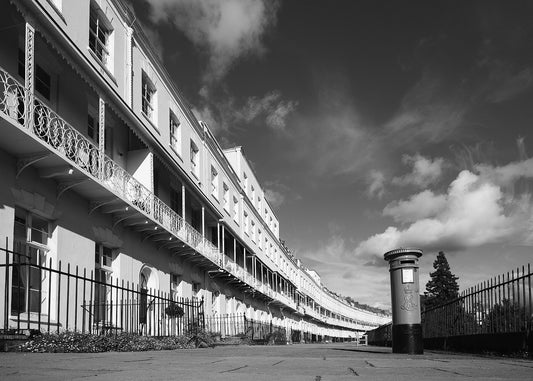 Royal york terrace beautiful black and white photograph