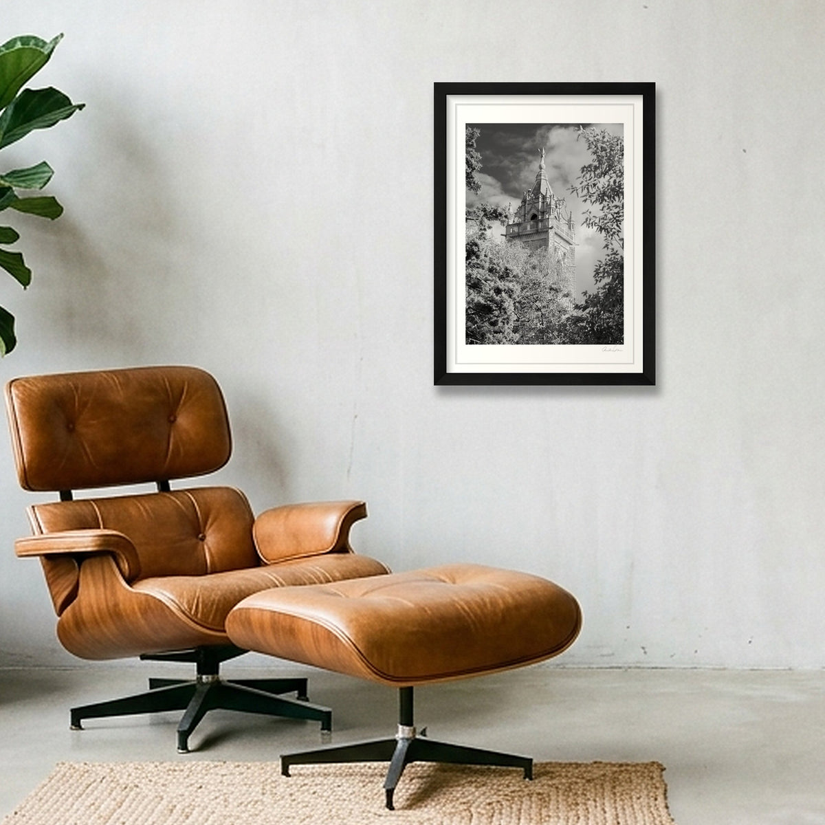 Cabot Tower — A3 (30×42cm) Black Frame