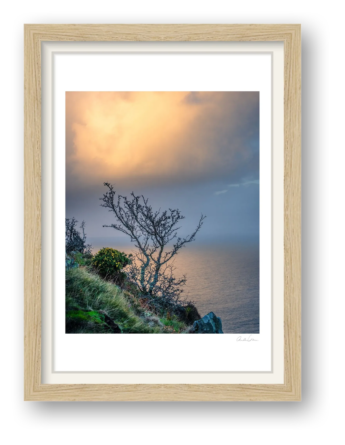 Living Life on The Edge — framed