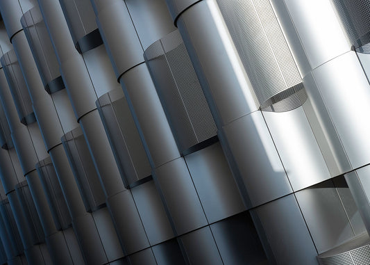 The Life Science Building is part of Bristol University and a stunning piece of architecture, the steel panelled building proving the perfect foil for this  photograph