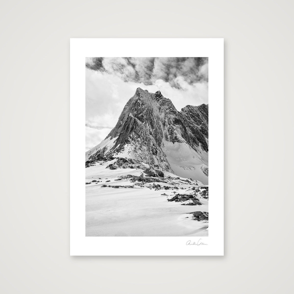 Mountain Summit, Senna Norway — A4 (21×30cm) Print only