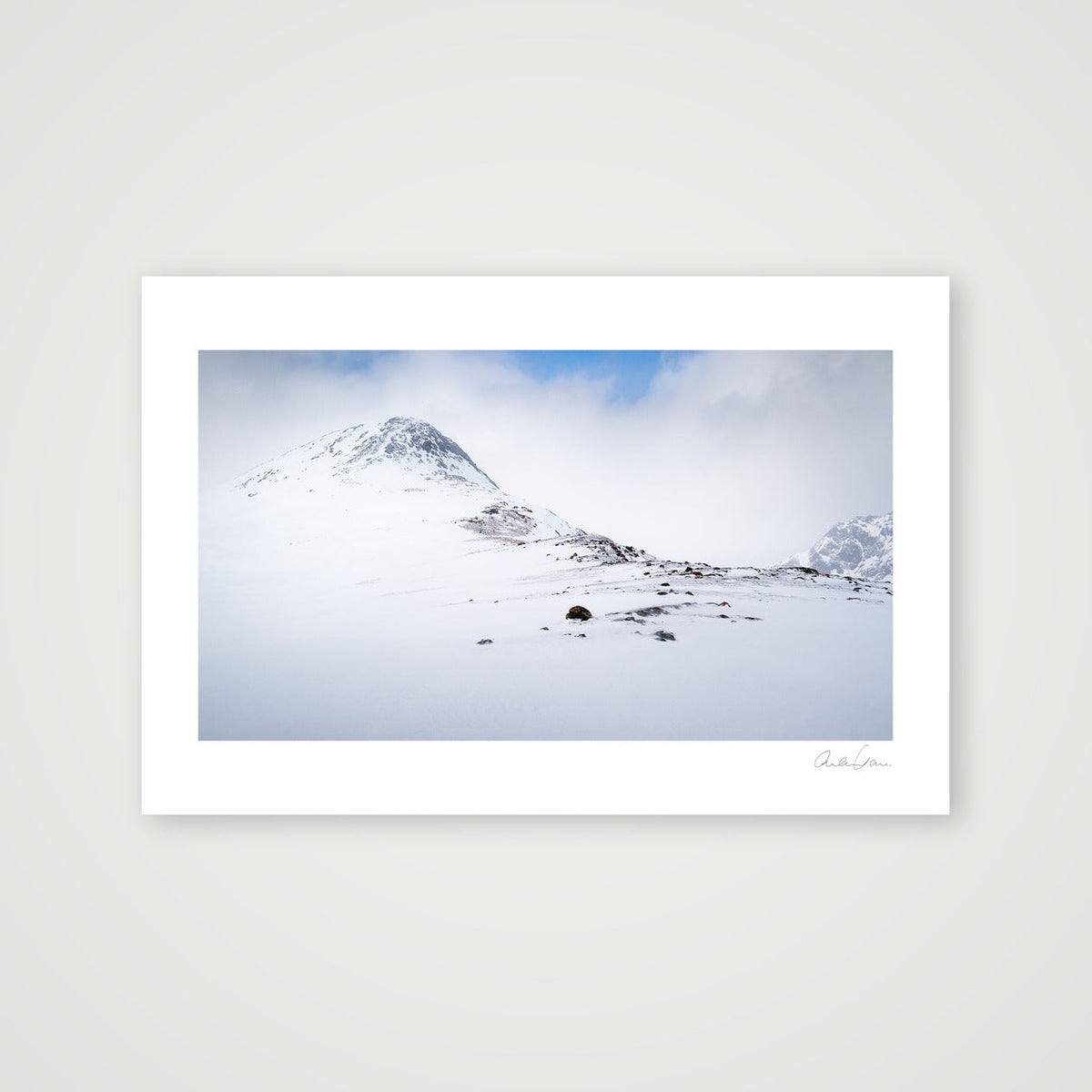 Breadcrumbs lead to the summit — 60×40cm Print only