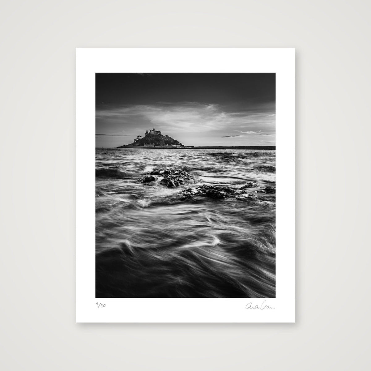 St. Michael's Mount, Mounts Bay — 28×35cm Print only
