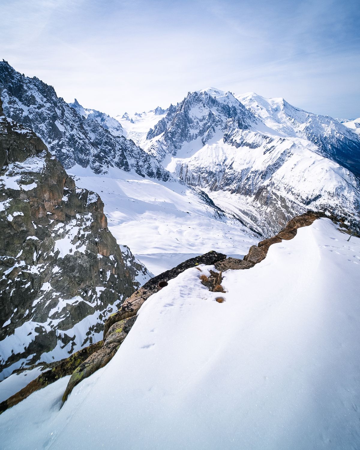 Mont Blanc from Le Tour, Chamonix