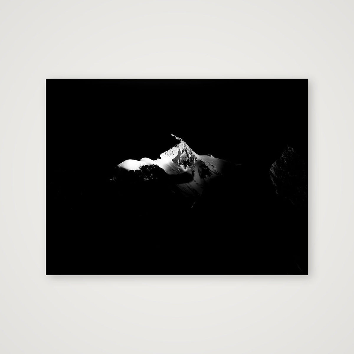 Mont Blanc Summit: 4810m — 80×60cm Print only