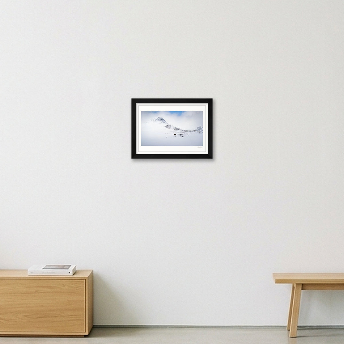 Breadcrumbs lead to the summit — A4 (30×21cm) Black Frame