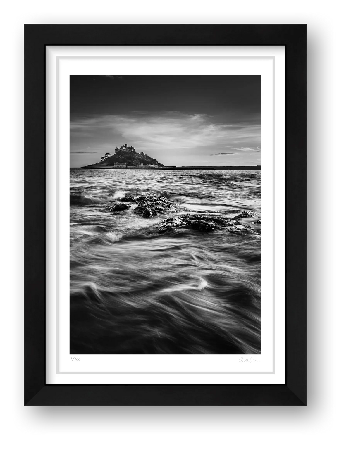 St. Michael's Mount, Mounts Bay — framed