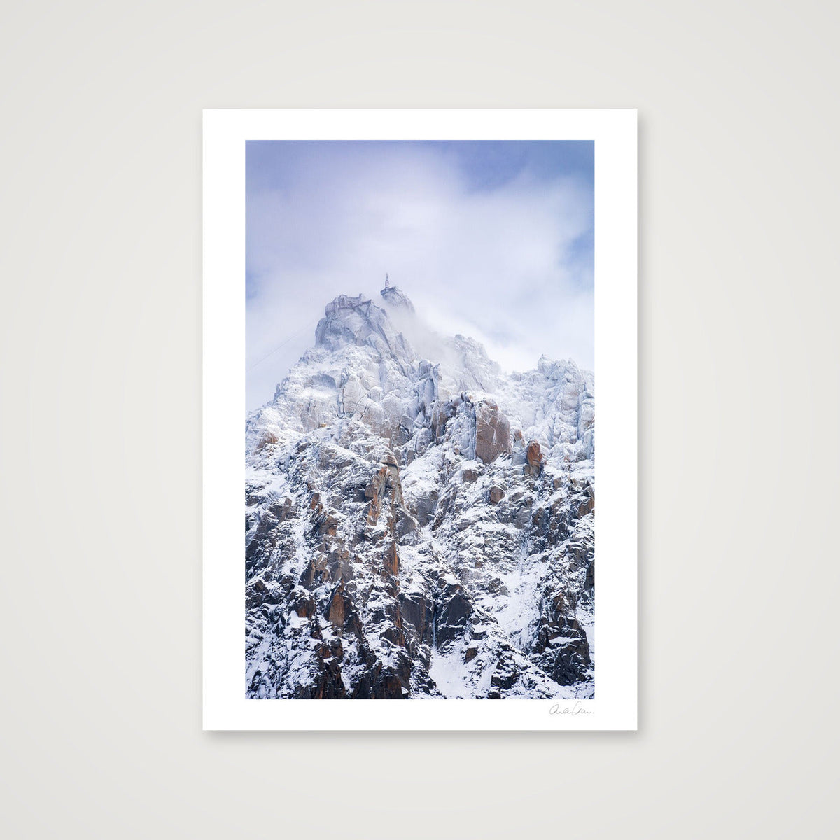 The Aiguille du Midi: Exposure — 70×100cm Print only