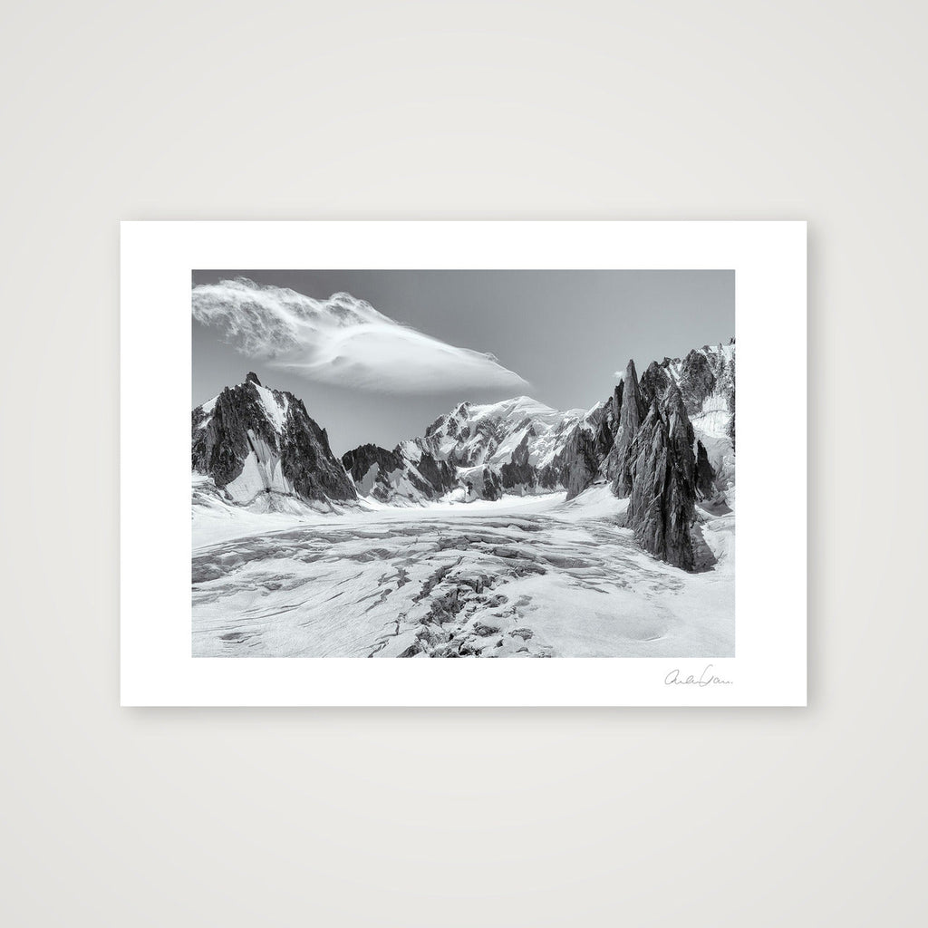 The Vallee Blanche — A4 (30×21cm) Print only