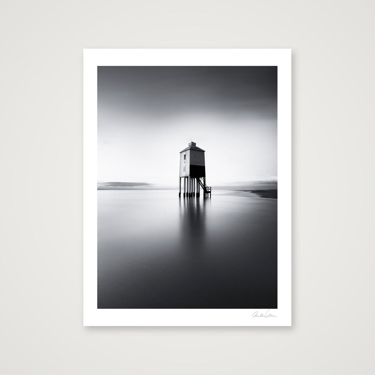 Burnham Low Lighthouse, Weston Super-Mare; 5114'54N — 60×80cm Print only