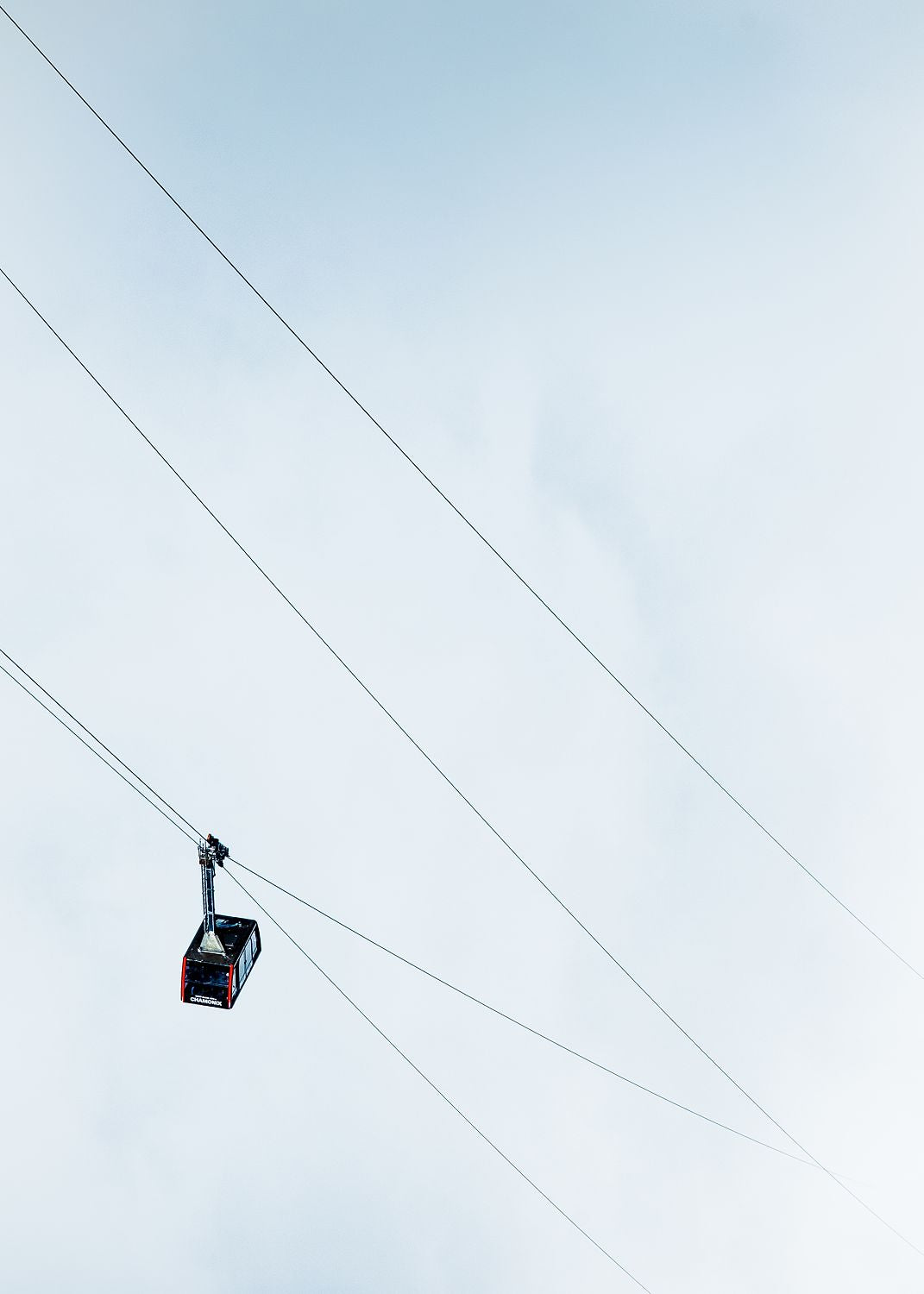 On Its Way – Courmayeur Cable Car Photography Print