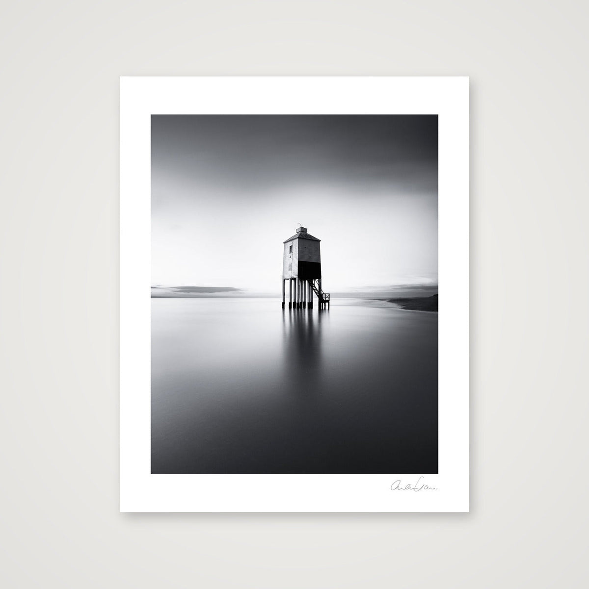 Burnham Low Lighthouse, Weston Super-Mare; 5114'54N — 40×50cm Print only