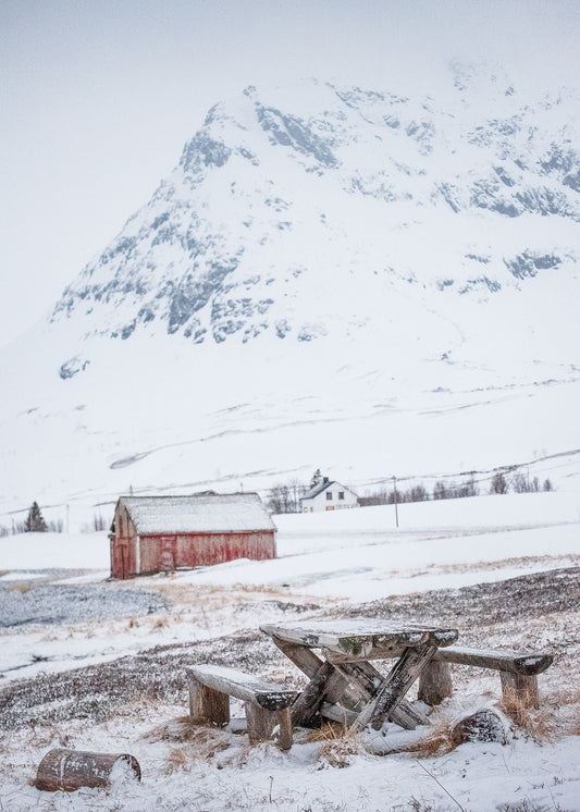Frozen Landscape, Kvaløya, Norway