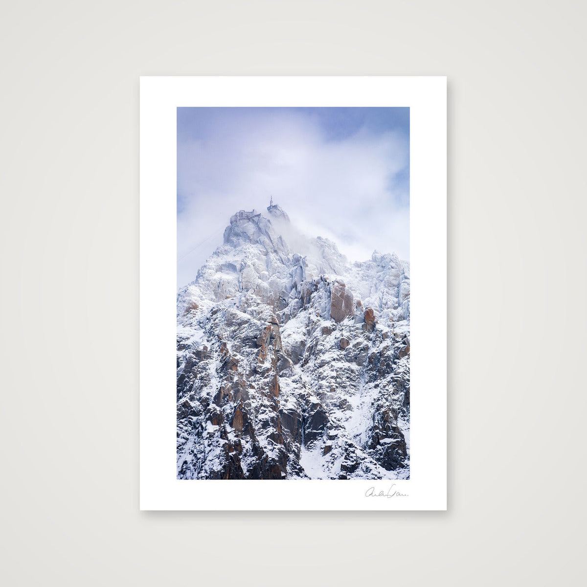 The Aiguille du Midi: Exposure — A4 (21×30cm) Print only