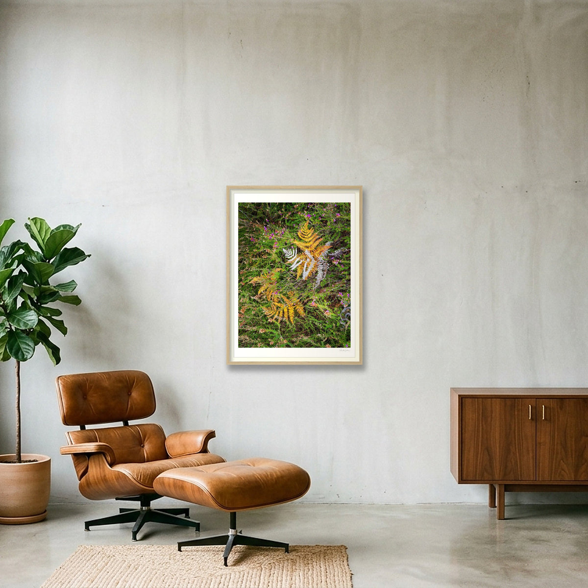 Autumn Fall — 60×80cm Oak Frame