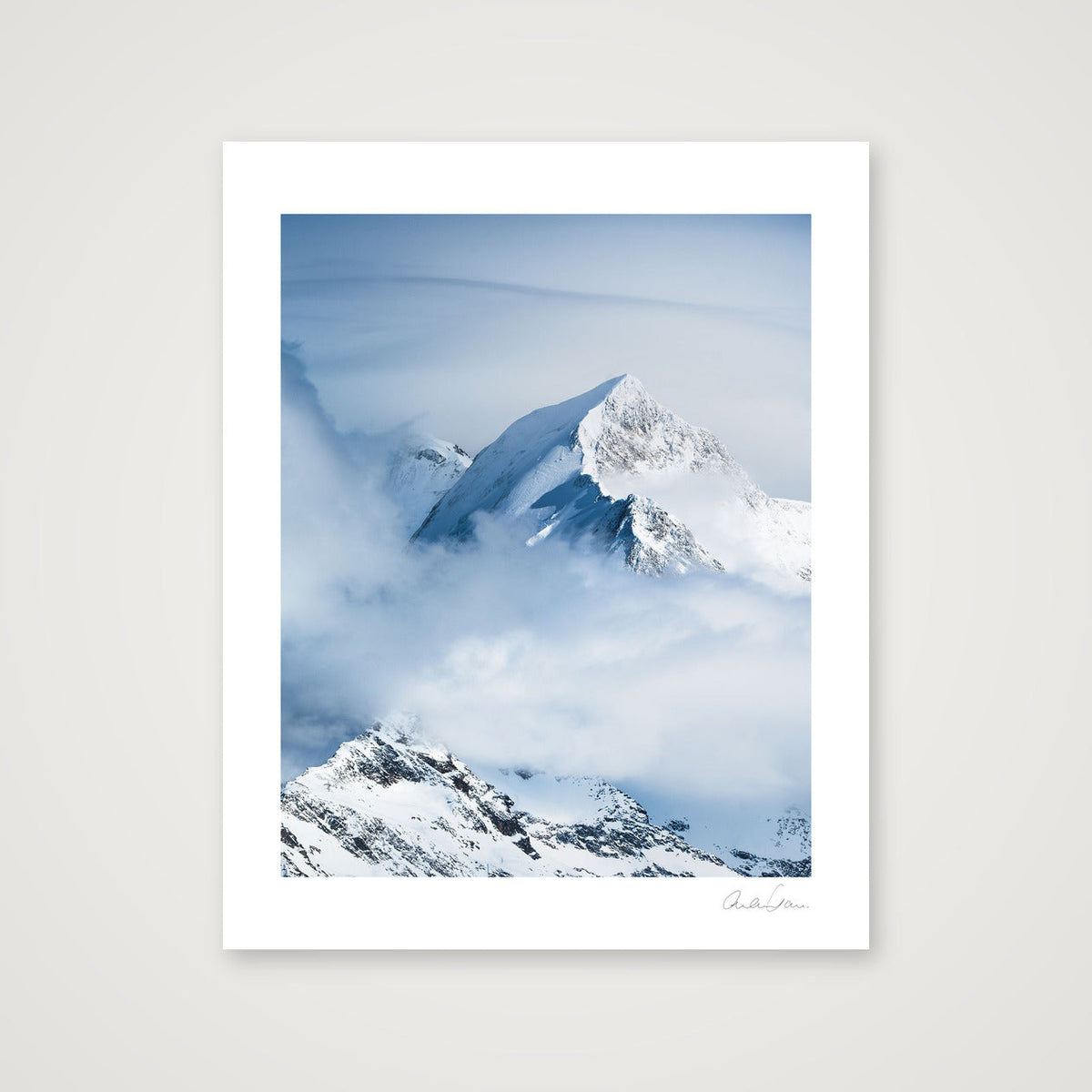 Aiguille de Bionnassay, Chamonix — 28×35cm Print only