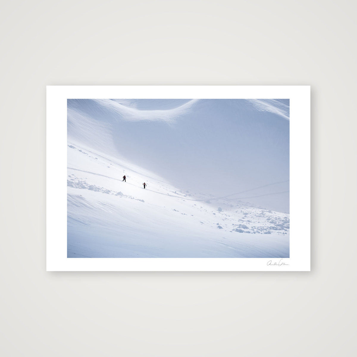 Ski Touring in the Wilderness: The Journey — 84×59cm Print only