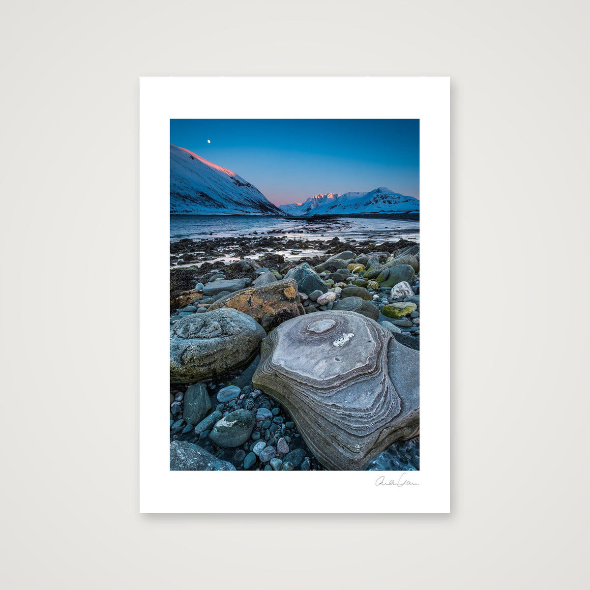 Seashore, Kvaløya Norway — 42×59cm Print only