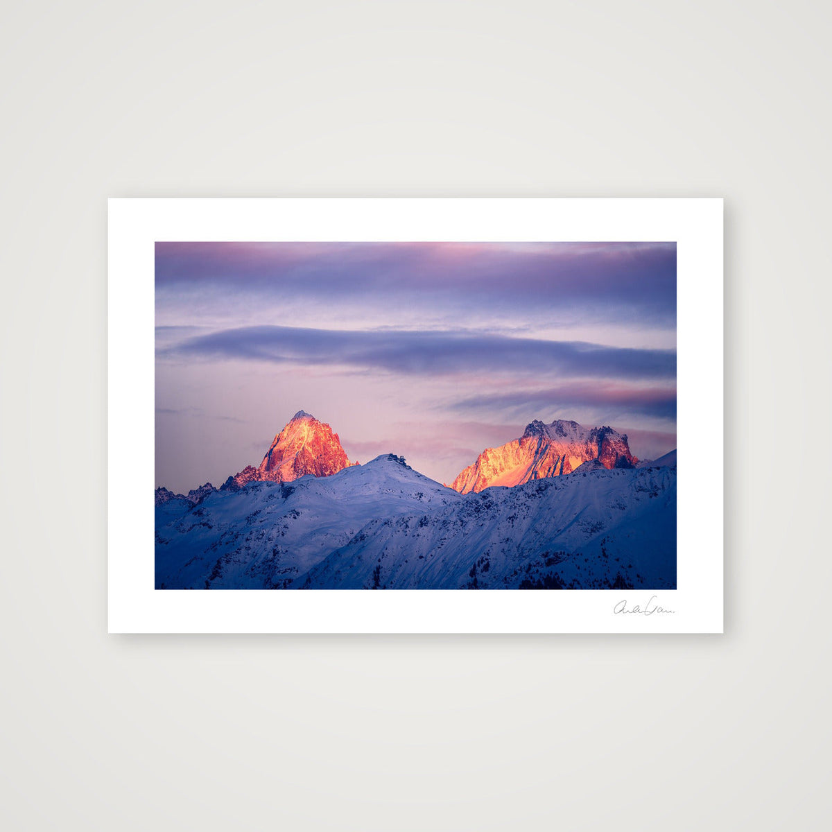 Brevant Ski Station, Chamonix — A4 (30×21cm) Print only