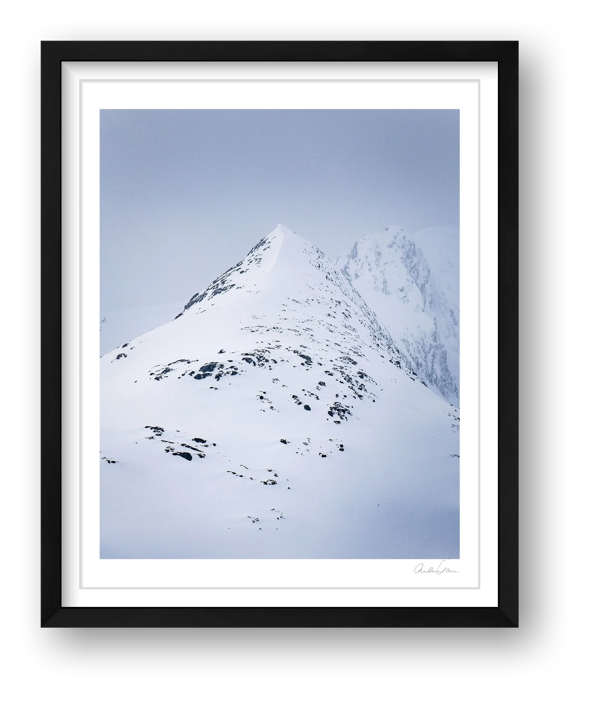 Double Peak, Norway — framed