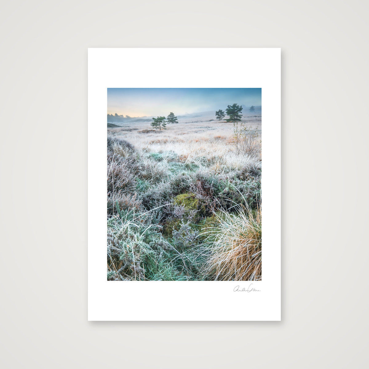 Sub Zero at Dawn, Priddy, Mendips — A4 (21×30cm) Print only