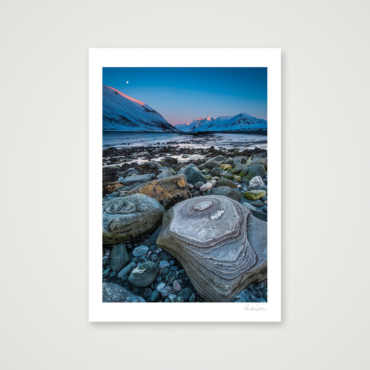 Seashore, Kvaløya Norway — 59×84cm Print only