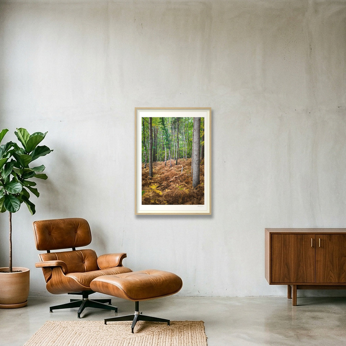Standing Tall — 59×84cm Oak Frame