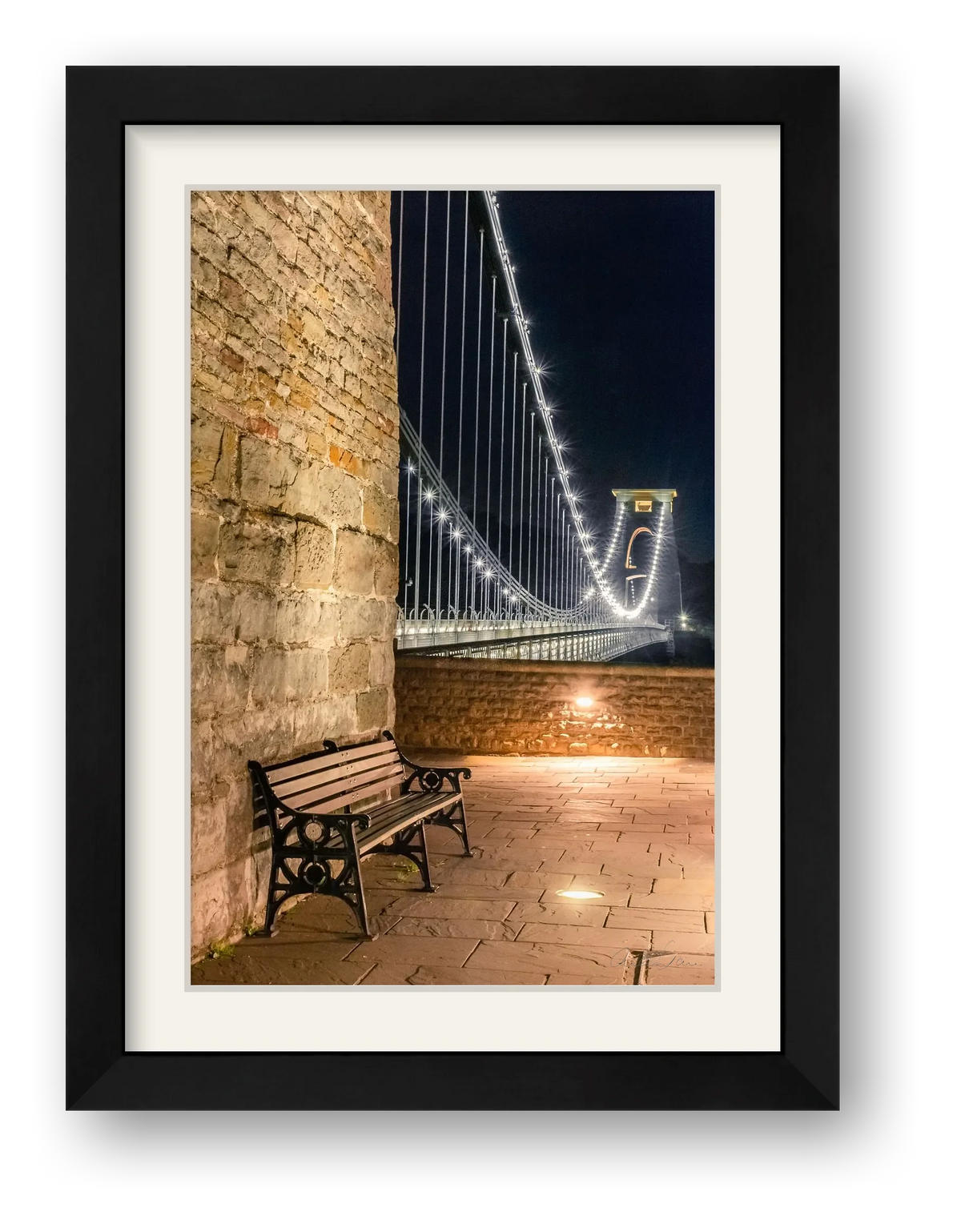 Clifton Suspension Bridge, Bristol : Broken Promise — framed
