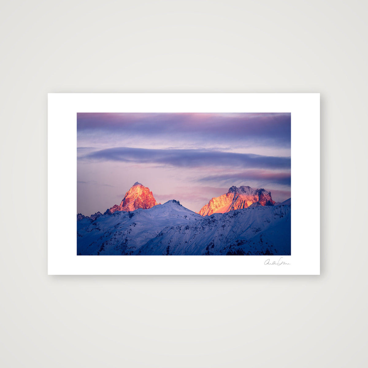 Brevant Ski Station, Chamonix — 45×30cm Print only