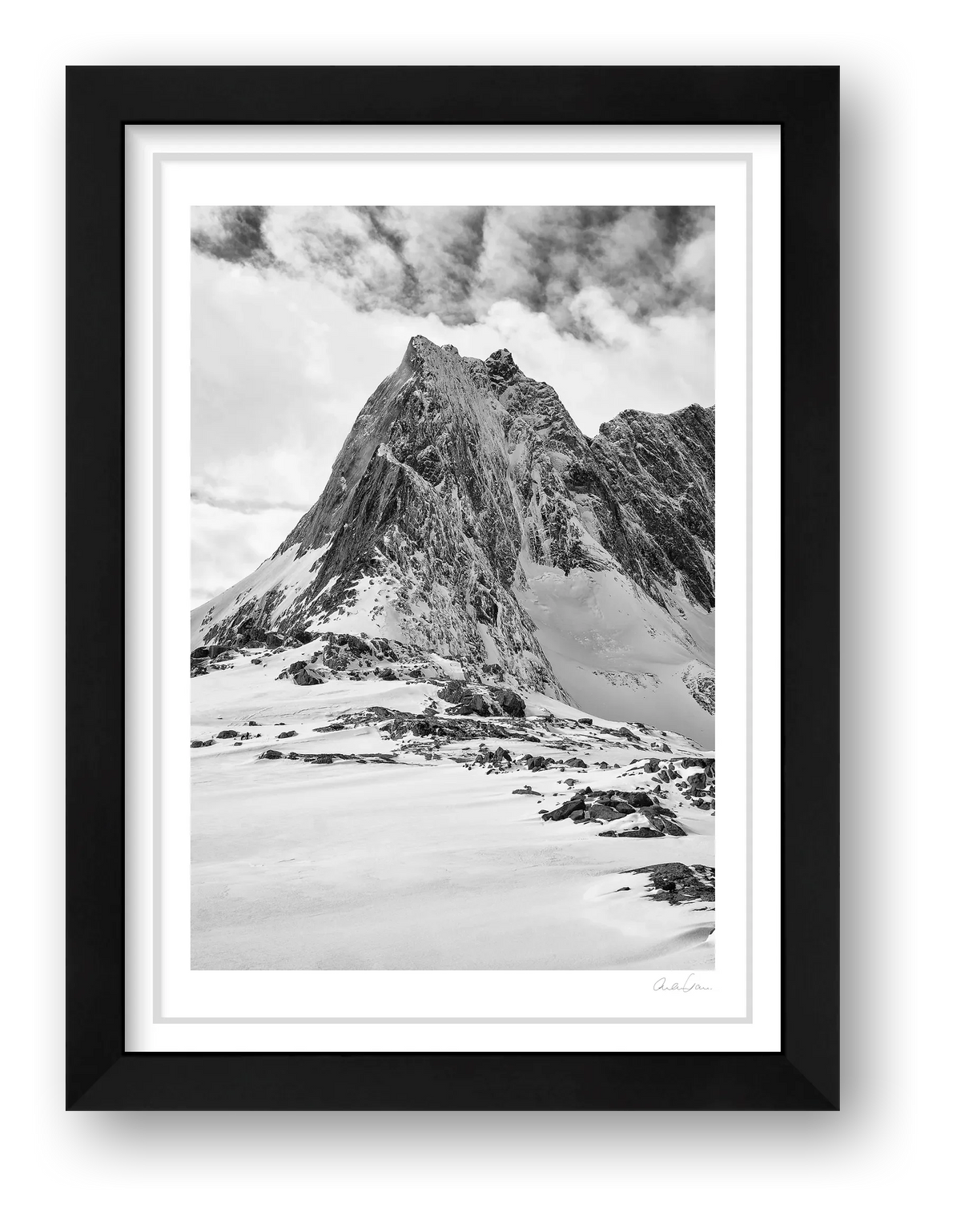 Mountain Summit, Senna Norway — framed