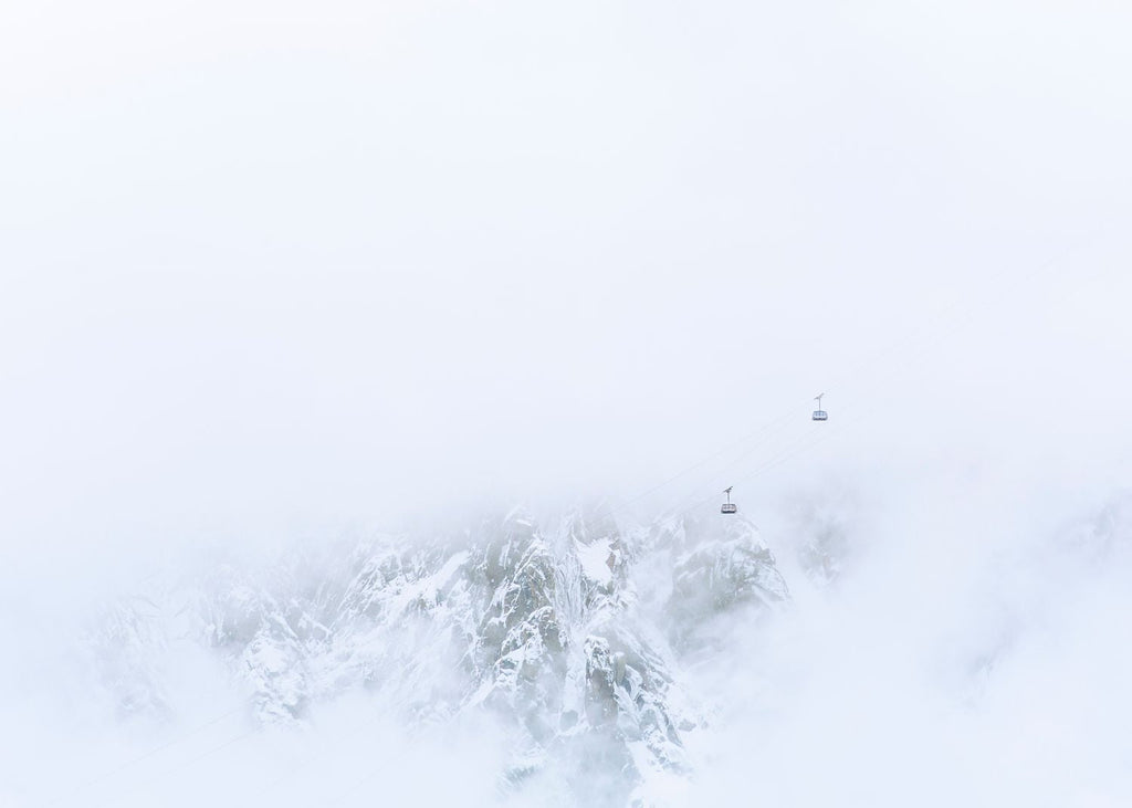 Hanging by a thread, Aiguille Du Midi Cable Car