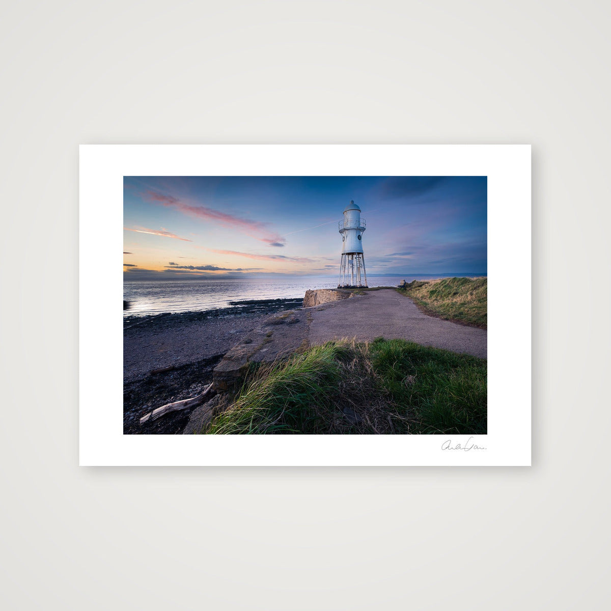 Black Nore Lighthouse, Portishead — 59×42cm Print only