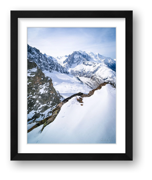 Mont Blanc from Le Tour, Chamonix