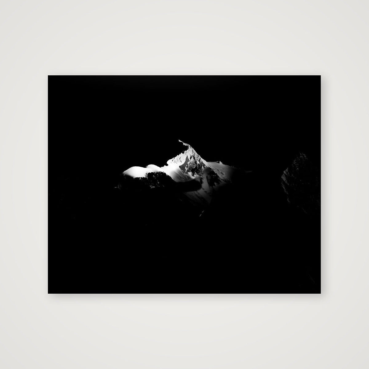 Mont Blanc Summit: 4810m — 50×40cm Print only