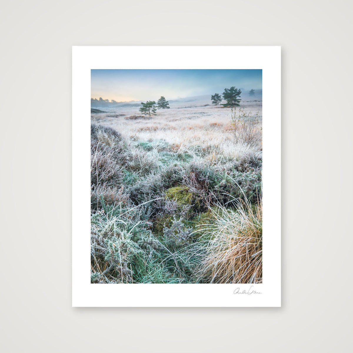 Sub Zero at Dawn, Priddy, Mendips — 28×35cm Print only