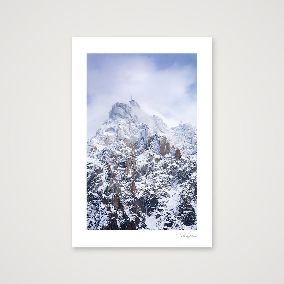The Aiguille du Midi: Exposure — 40×60cm Print only