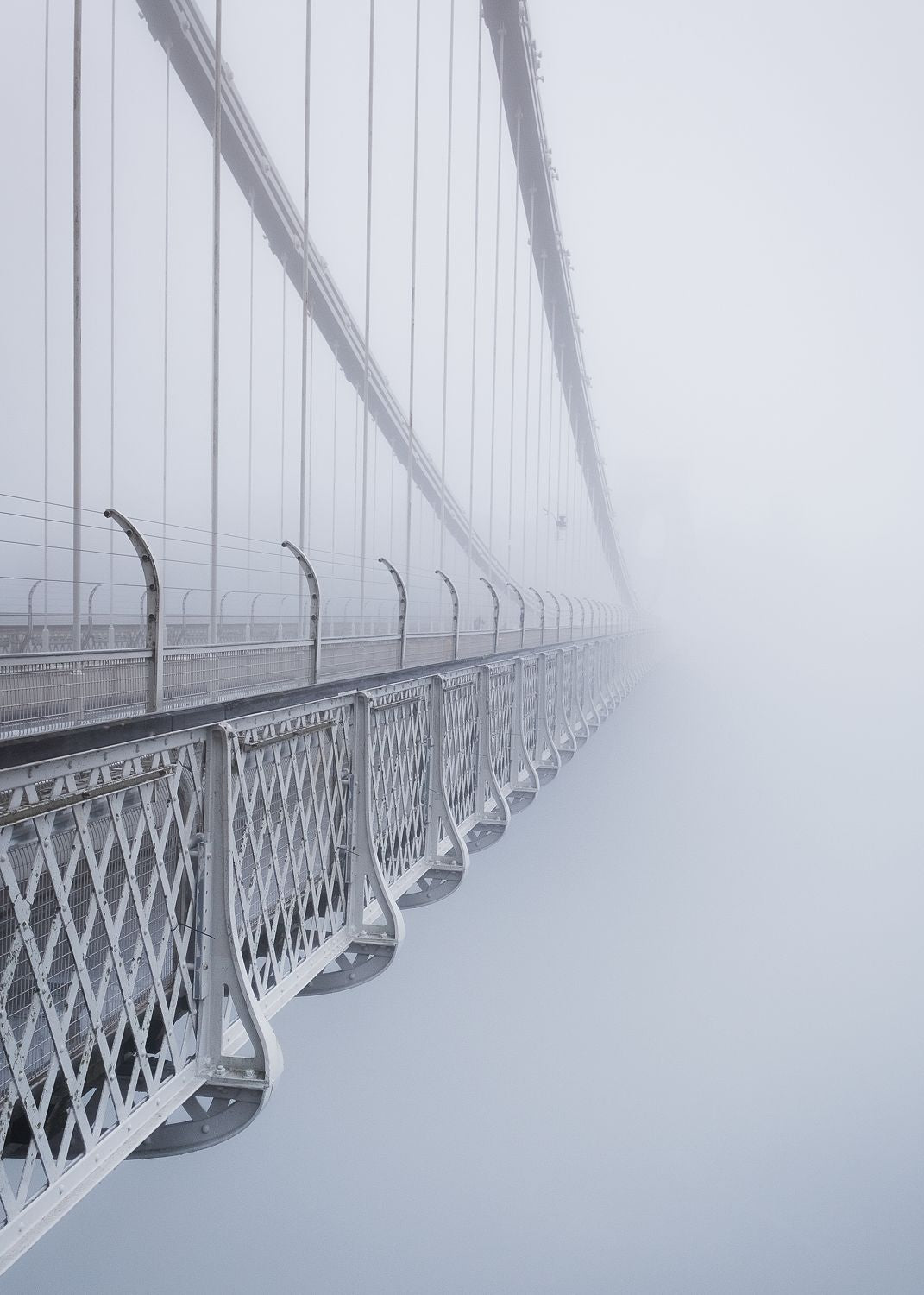 Clifton Suspension Bridge in Fog: Touching the Void