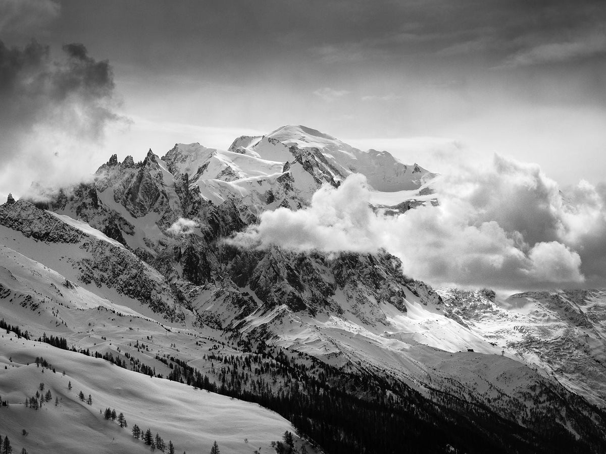 Outlook to Mont Blanc