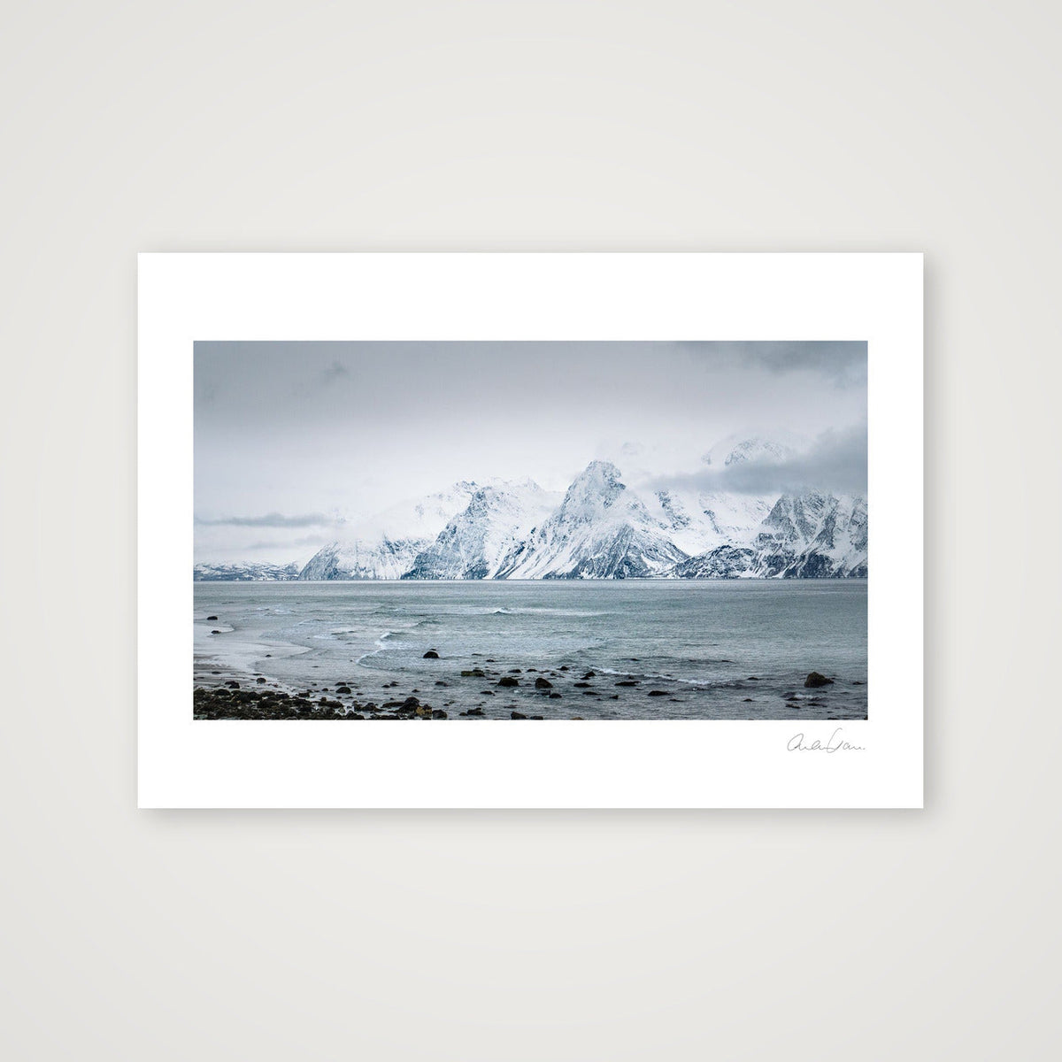 Across the Fjord, Norway — A4 (30×21cm) Print only