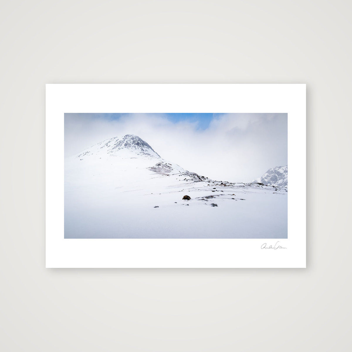 Breadcrumbs lead to the summit — A4 (30×21cm) Print only