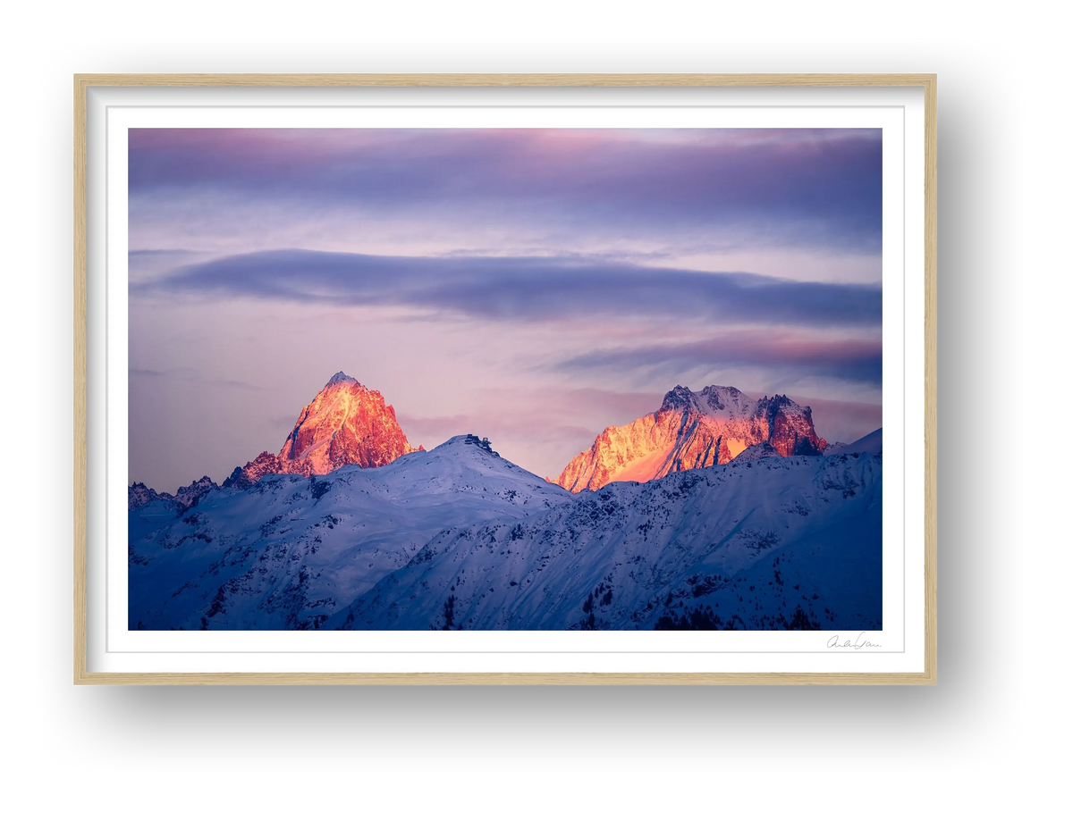 Brevant Ski Station, Chamonix — framed