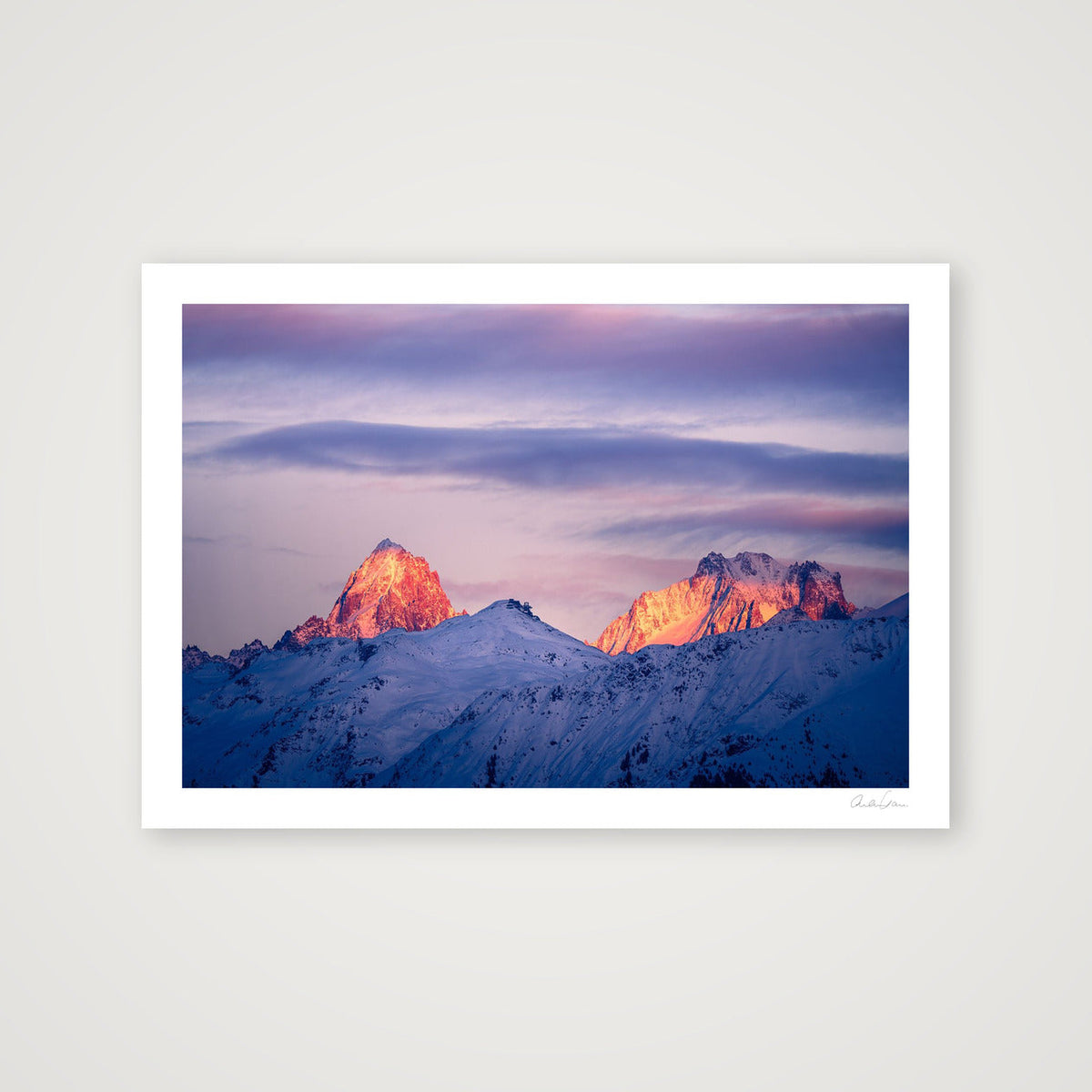 Brevant Ski Station, Chamonix — 100×70cm Print only