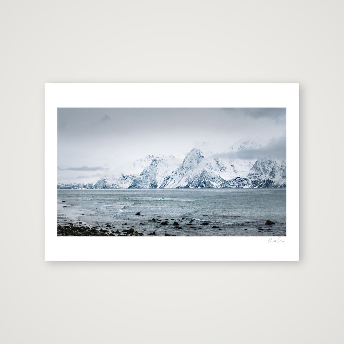 Across the Fjord, Norway — 100×70cm Print only