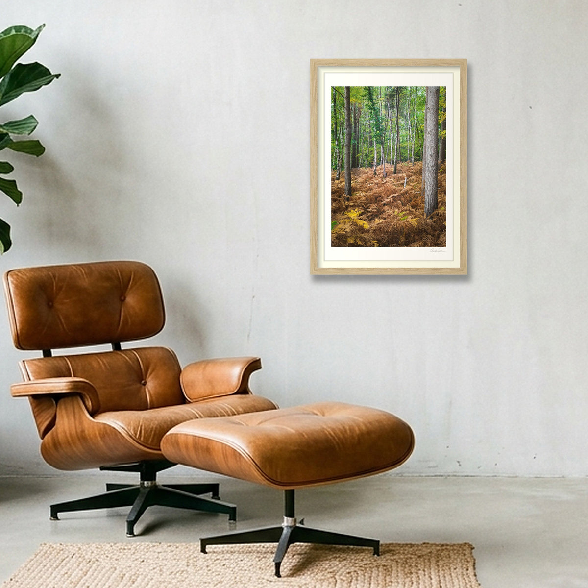 Standing Tall — A3 (30×42cm) Oak Frame